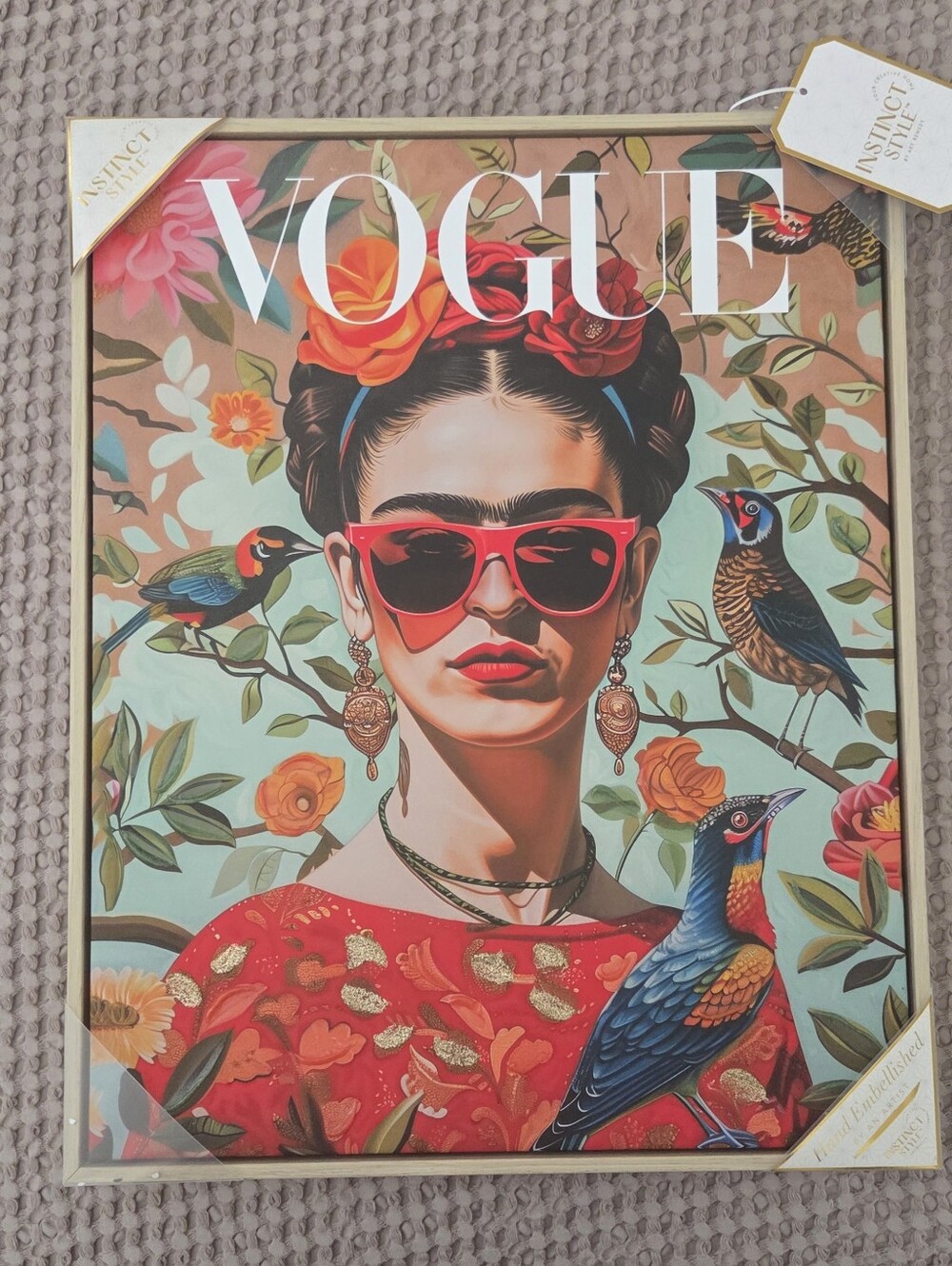 Vogue Frida-Inspired Art Print